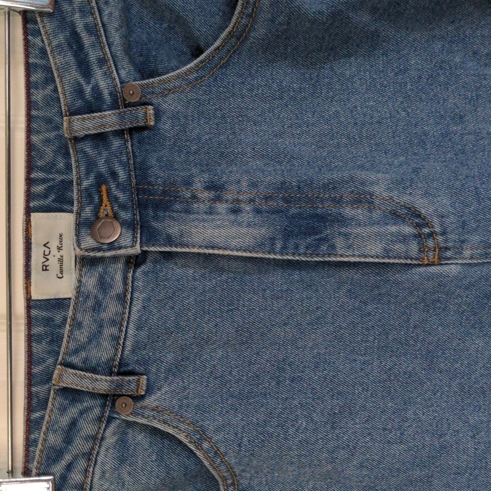 RVCA X Camille Rowe Livin Denim Jeans - Picture 3 of 6